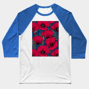 Red poppy garden Baseball T-Shirt